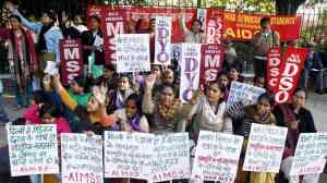 protest at delhi